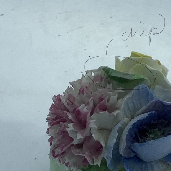 Radnor England Handmade Miniature Bone China Flower Pot - Picture 15 of 15